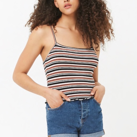 Forever 21 Tops - NWT Striped Crop Cami Forever 21 Tops - NWT Striped Crop Cami